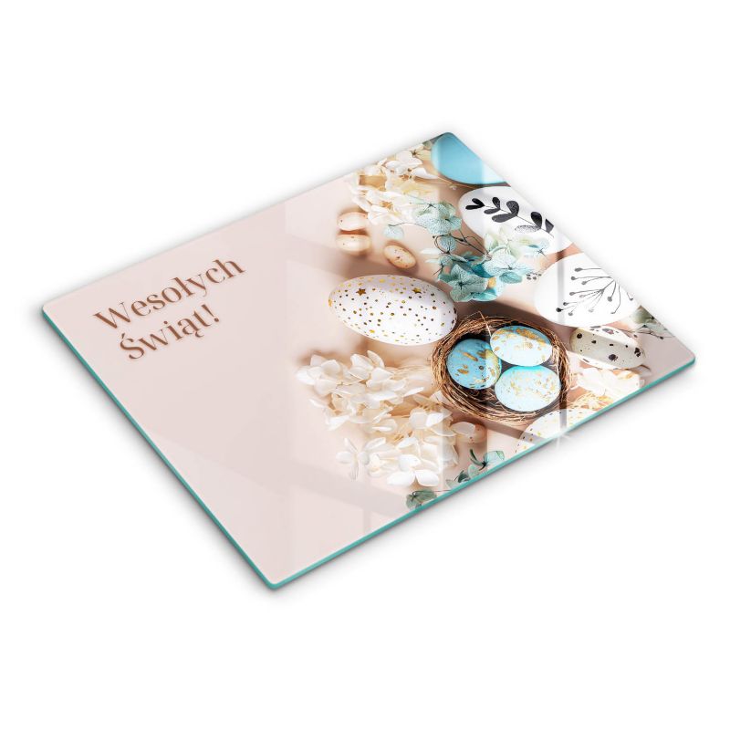 Szklana deska do krojenia Wallfluent 40x52 cm Radosnych Świąt Wielkanocnych 1 szt.