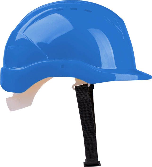 Kask budowlany niebieski