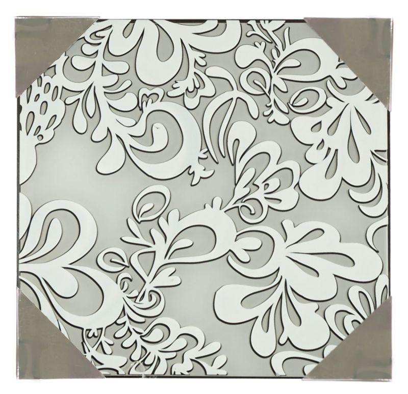 Plafon sufitowy Candellux Cedra srebrno-szary 2 x E27 x IP20 wym: 30 x 8 x 8 cm - 1 szt.