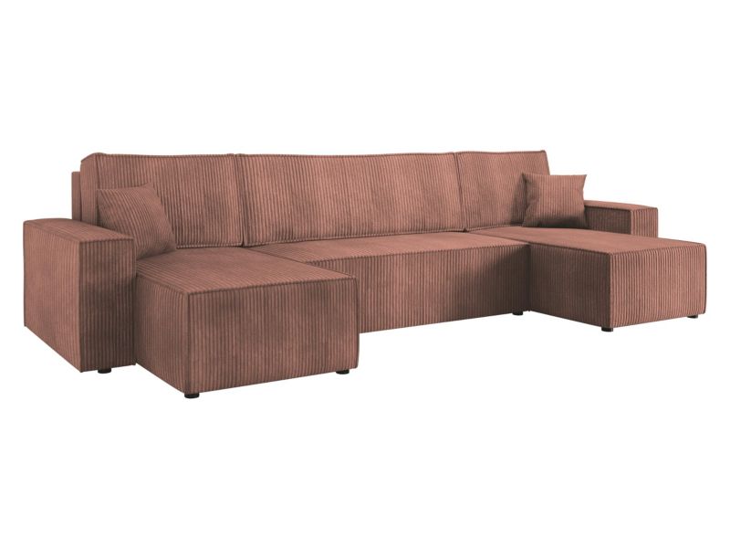 Narożnik z funkcją spania MIRJAN 24 Karl U Sztruks łososiowy 1 szt.