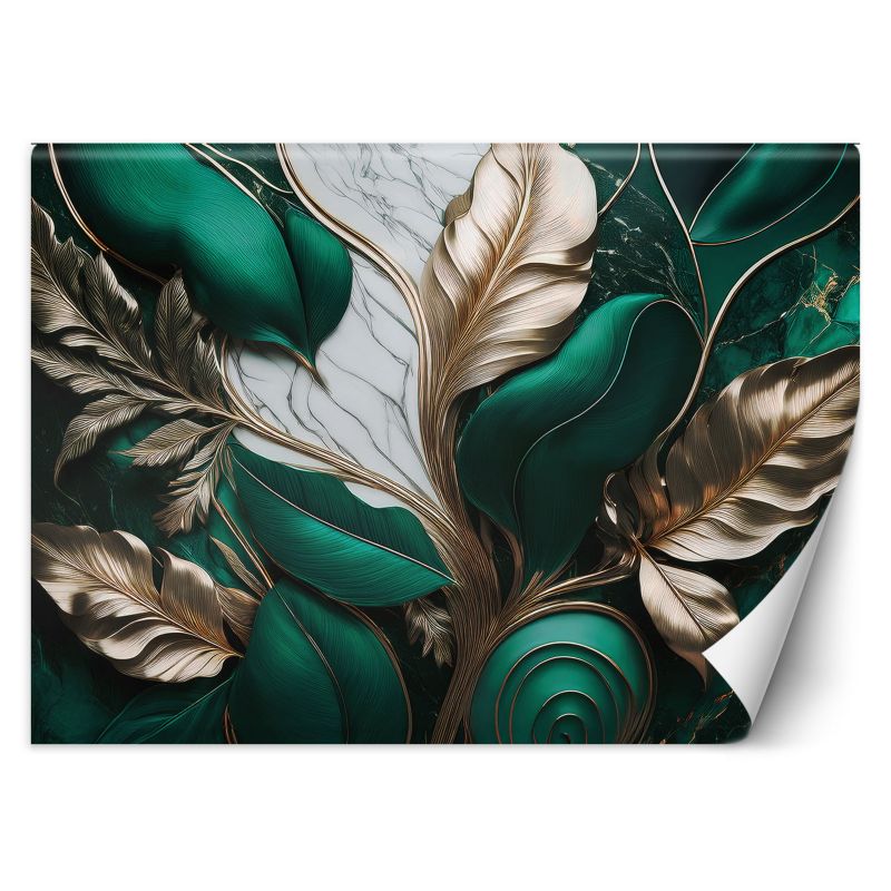 Fototapeta Feeby Liście ze Zlotem styl Glamour Loft 450x315 1 szt