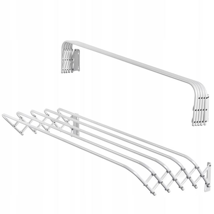 Suszarka Na Pranie KADAX Łazienkowa Harmonijkowa 100cm Ścienna Naścienna 1szt.