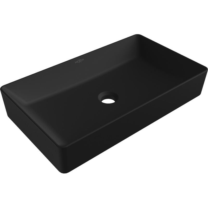 Umywalka nablatowa Mexen Nadia czarna 62x35,5 cm 1 szt.