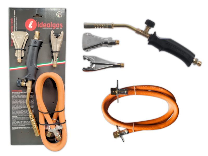 Palnik gazowy do lutowania Idealgas z trzema dyszami - 1 szt