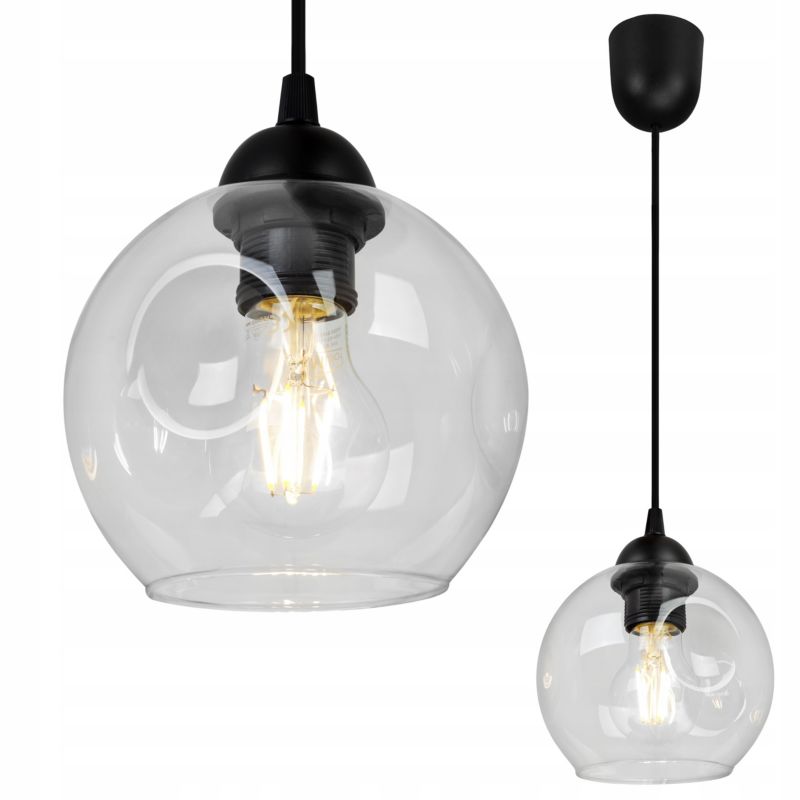 Lampa sufitowa wisząca Light Home LH Rio 1x E27 60W bezbarwny 1szt.