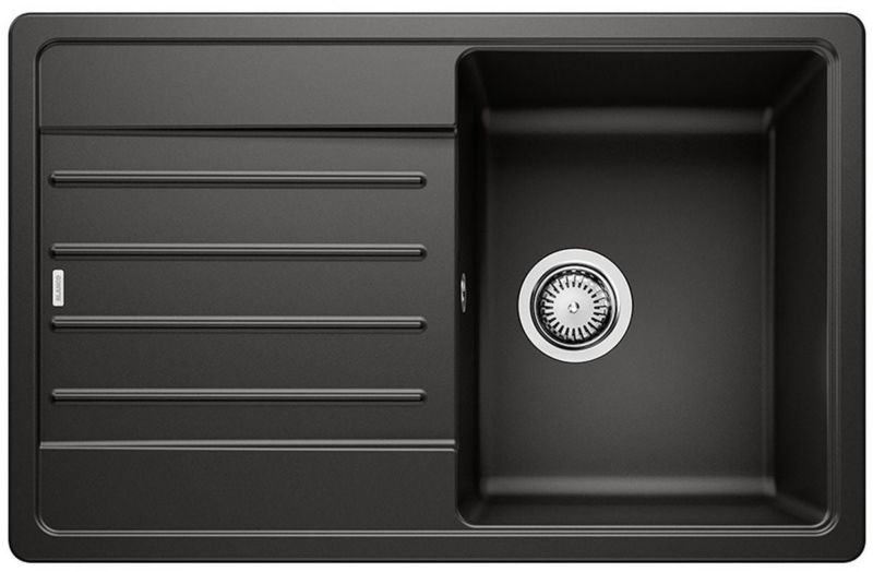 Zlewozmywak Blanco Legra 45 S silgranit czarny 78x50 cm odwracalny 1-komorowy 1 szt.