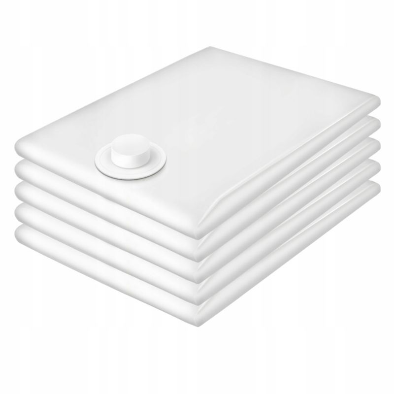 Worki próżniowe, Sillar, na odzież, pościel, 7 warstw, 80 mikronów, wytrzymałe, 50x70cm, zestaw, 5szt