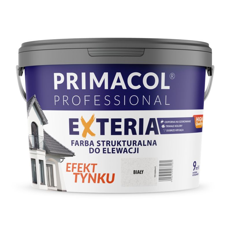 Farba elewacyjna Primacol Exteria strukturalna 9 l