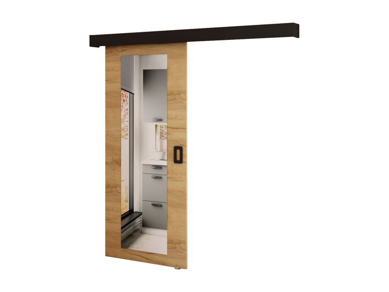 Drzwi przesuwne Beni II 90x204 dąb craft 1 szt.