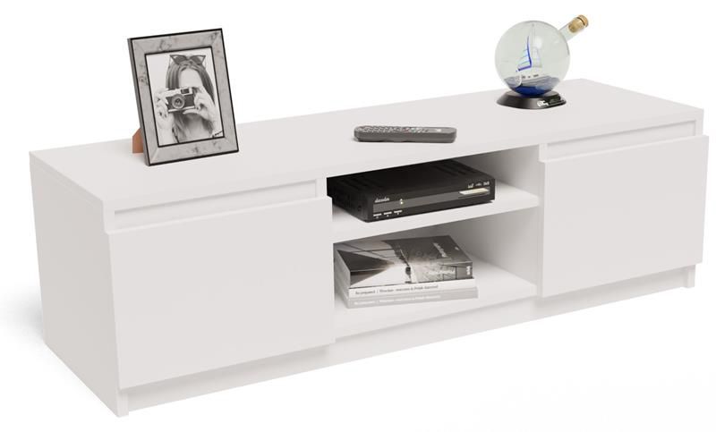 Szafka rtv Matkam stolik 120 cm EX3 biały 1 szt.