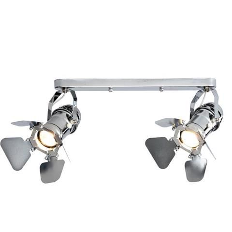 Lampa reflektorowa Volteno podwójna chromowy spot Cinema 1szt