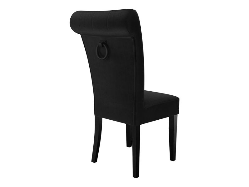 Krzesło MIRJAN 24 S65 czarny + kołatka czarna 1 szt.