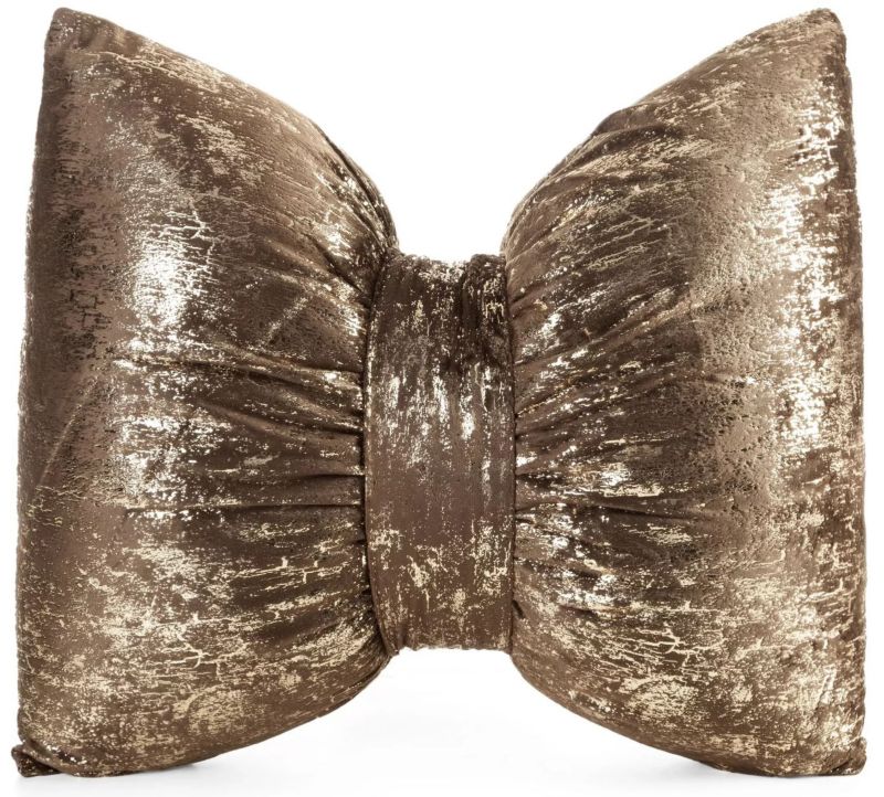 Poduszka Eurofirany Kokarda1 Nadruk Brązowa 45x55 cm 1 szt.