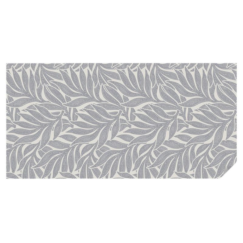 Naklejka Witrażowa Tulup 200x100 cm Folia na Szkło Elegancki wzór z liści w kropki 1 rol.