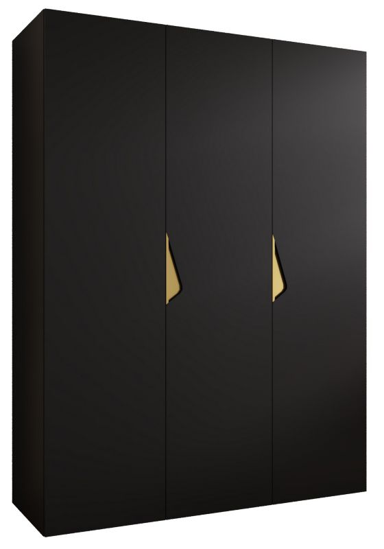 Szafa uchylna otwierana Abiks SANDI 1 150 wys 202 cm Czarny + Złoty 1 szt