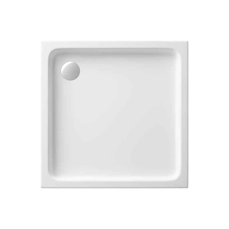 Brodzik kwadratowy Cersanit Tako 90x90 cm, biały, z panelem, akrylowy, 1 szt.