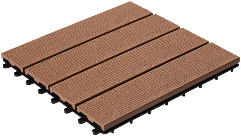 Podest kompozytowy DLH 30 x 30 cm teak wood