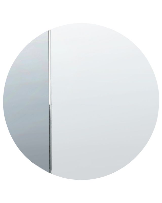 Lustro ścienne Charron 80 cm 80 cm Niebieski 1 szt.