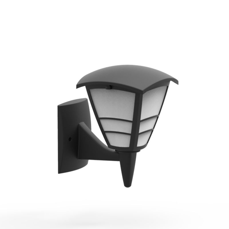 Kinkiet ogrodowy Horoz Yonica 2 E27 czarny 1szt.