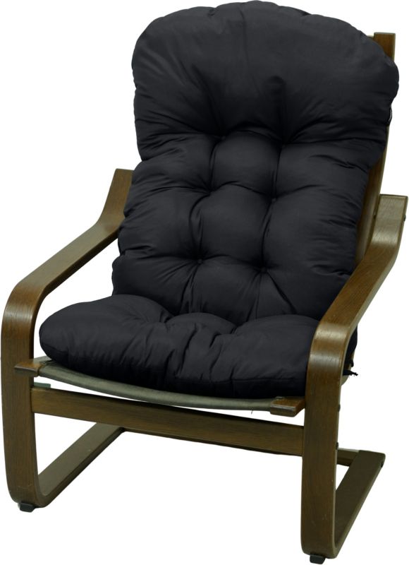 Poduszka na fotel drewniany AMPO gruba czarny Ikea Poang 1 szt.