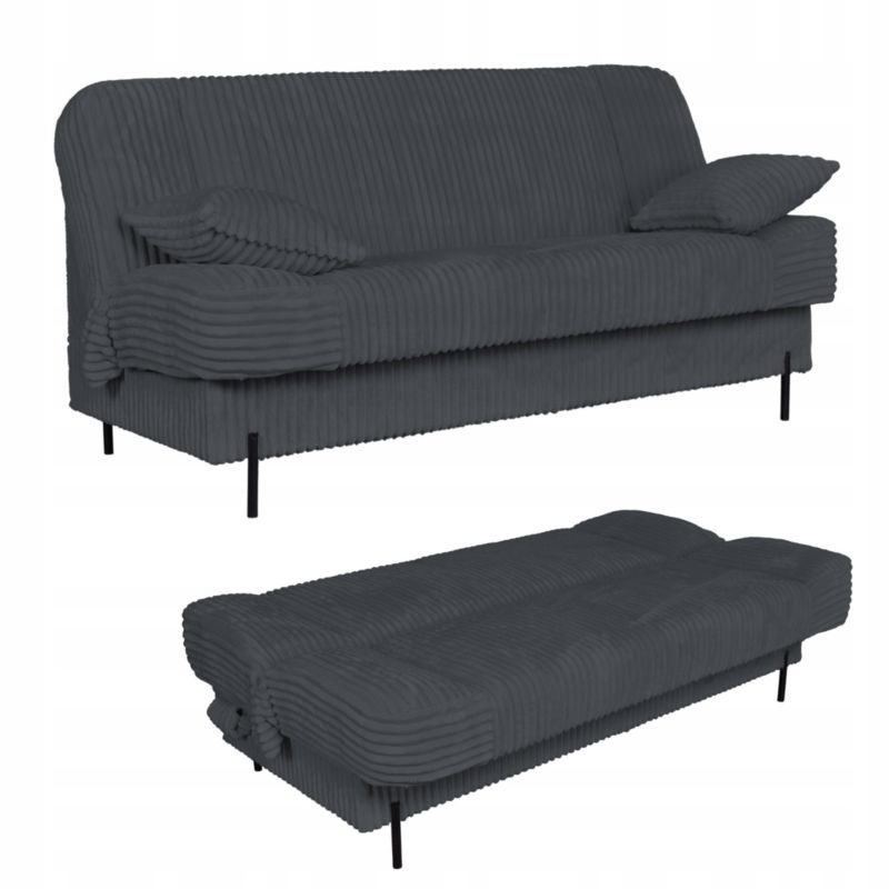 Kanapa do salonu rozkładana Family Meble Sara szara 1szt