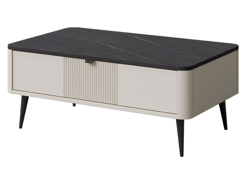 Stolik kawowy MIRJAN 24 Marly 16 kaszmir + szary kamień 1 szt.