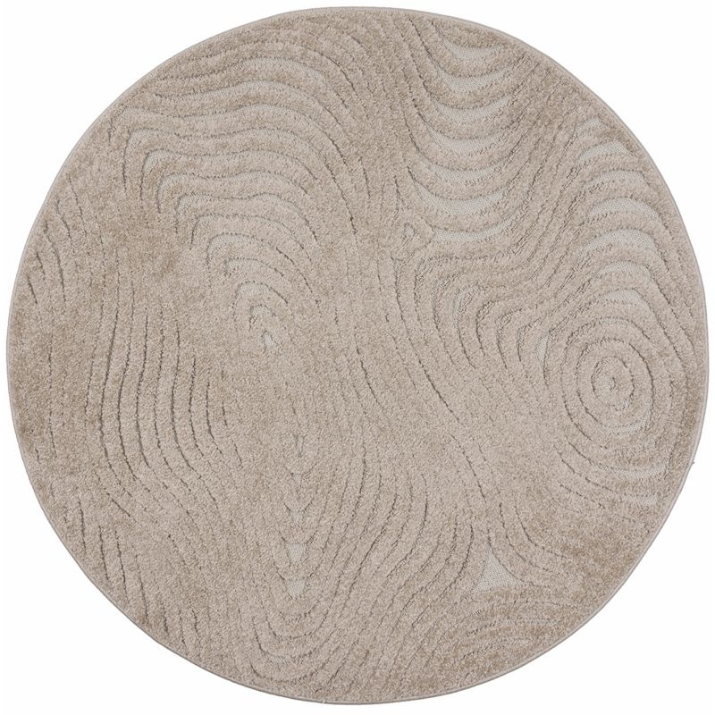 Dywan okrągły 120 cm Boho Cora e-floor beżowy 1 szt