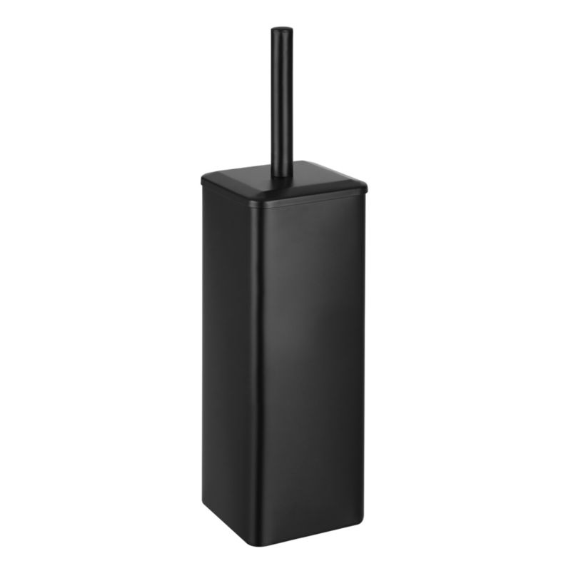 Szczotka WC do łazienki Fonti zamknięta czarna mat stal loft Yoka Home - 1 szt.