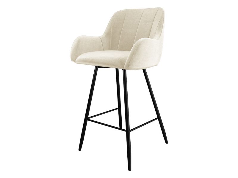 Krzesło barowe MIRJAN 24 Colin śmietankowy 1 szt.
