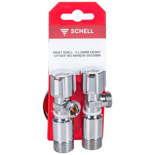 Zawory kątowe Schell Comfort 1/2" x 3/8" 2 szt.