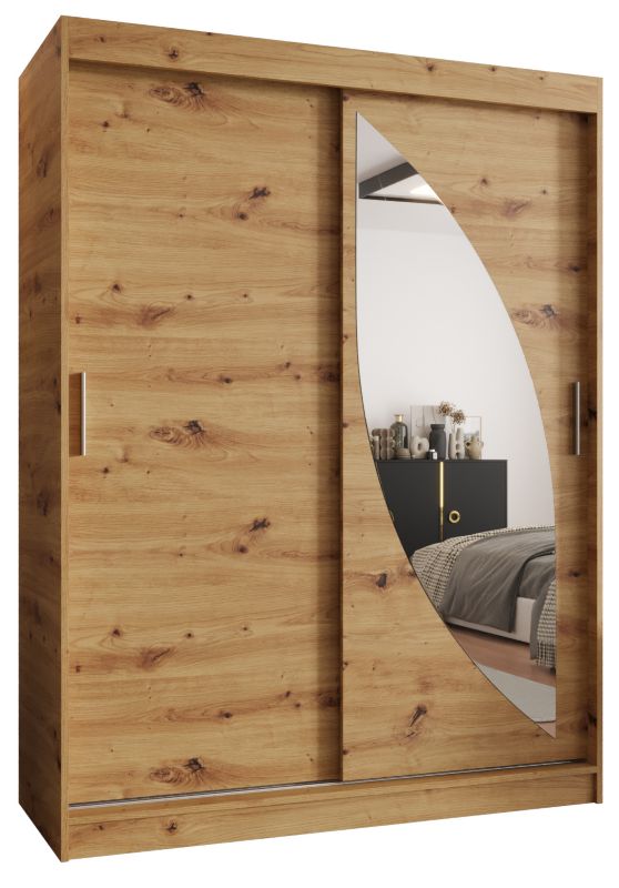 Szafa przesuwna Gardroba Abiks MILO 150 dąb artisan 1 szt.