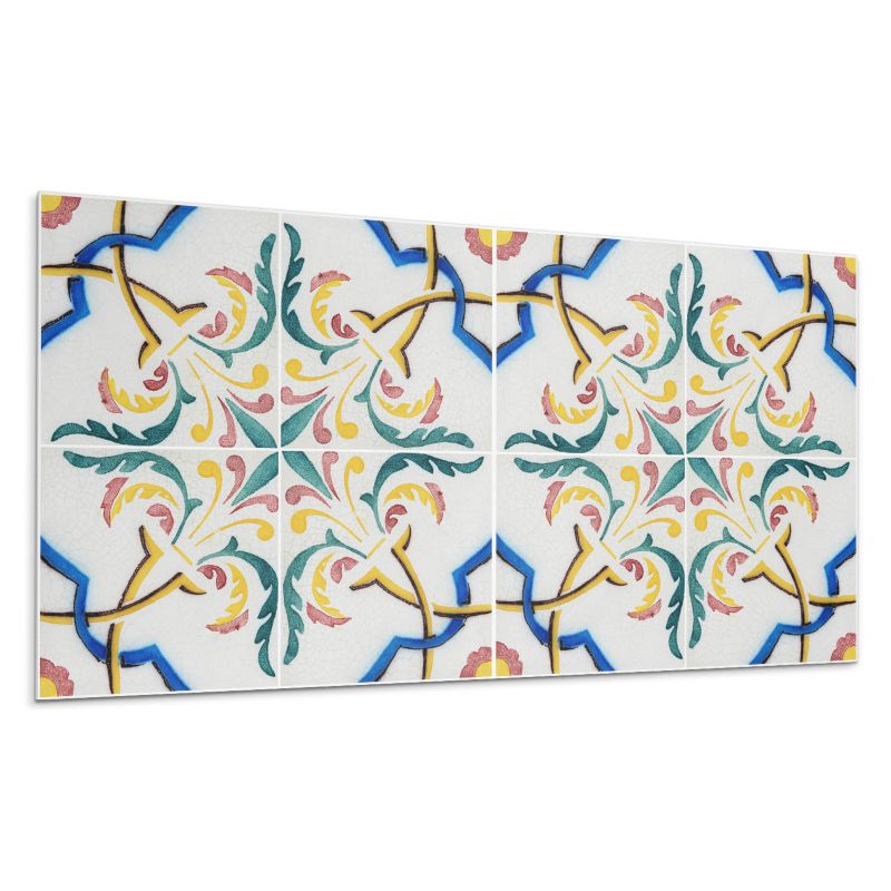 Panel samoprzylepny Wallfluent 120x60 cm Ornamenty roślinne w harmonijnym wzorze 1 szt.