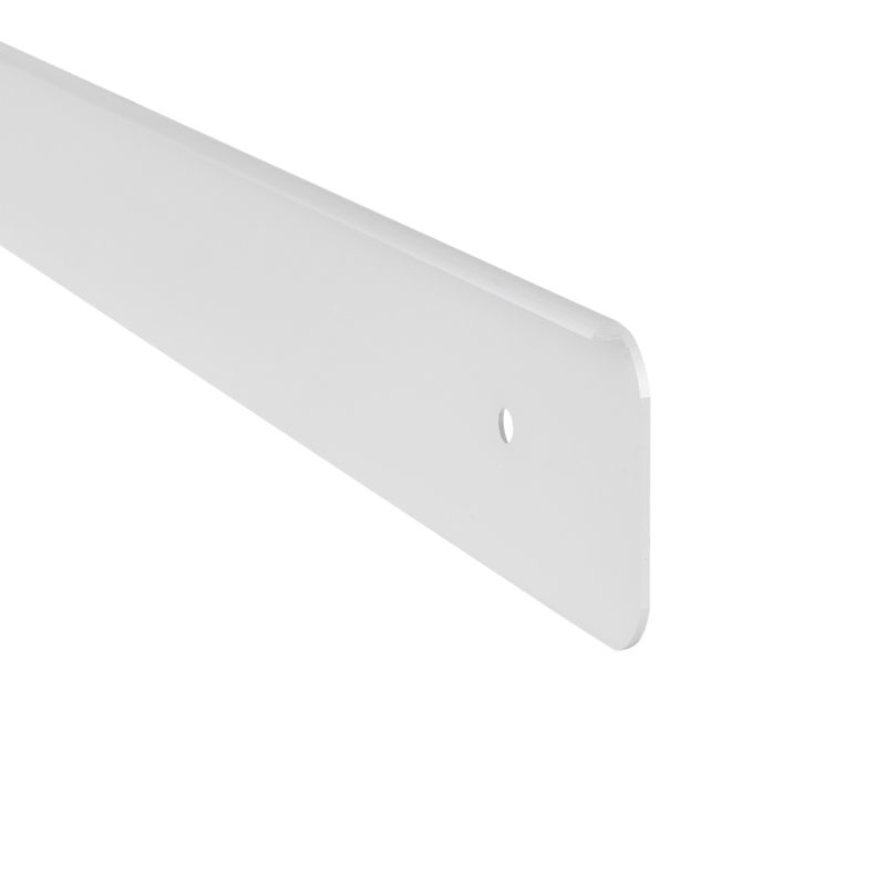 Listwa przyblatowa Cezar aluminiowa lewa 38 mm 62 cm srebrna