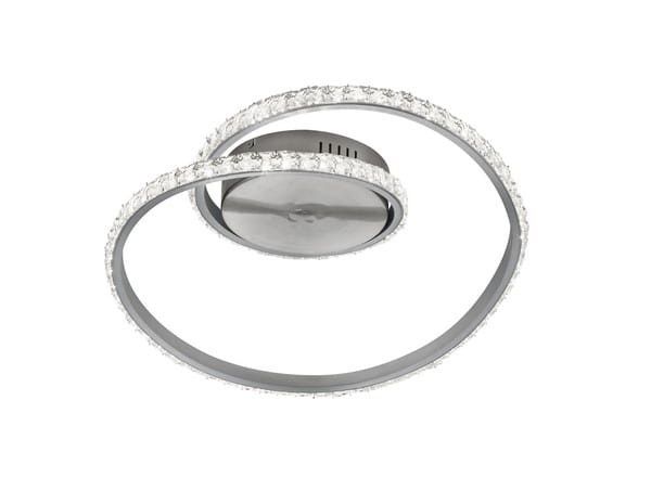 Lampa sufitowa wisząca RL Rubin 6142 srebrna nowoczesna wbudowany LED 19W 1 szt.