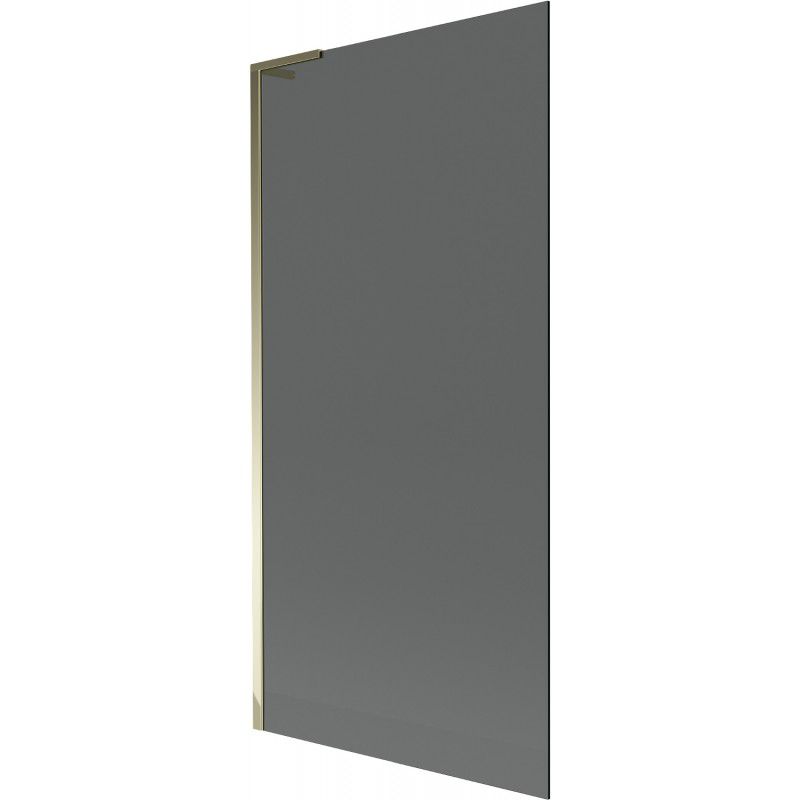 Parawan wannowy 1-skrzydłowy Mexen Next L grafit złoty 90x150 1 szt.