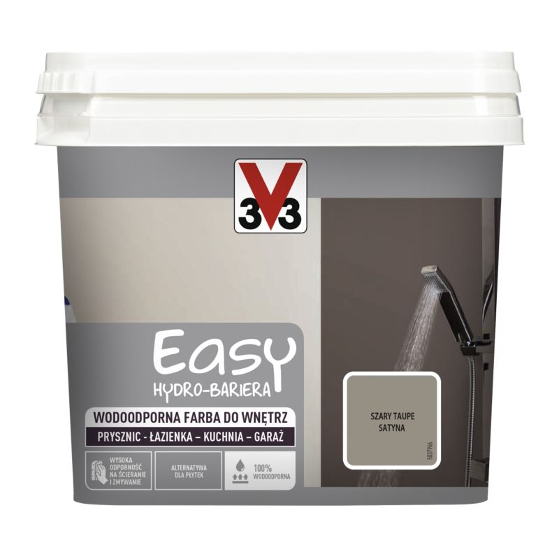 Farba V33 Easy Hydro-Bariera szary taupe 0,75 l