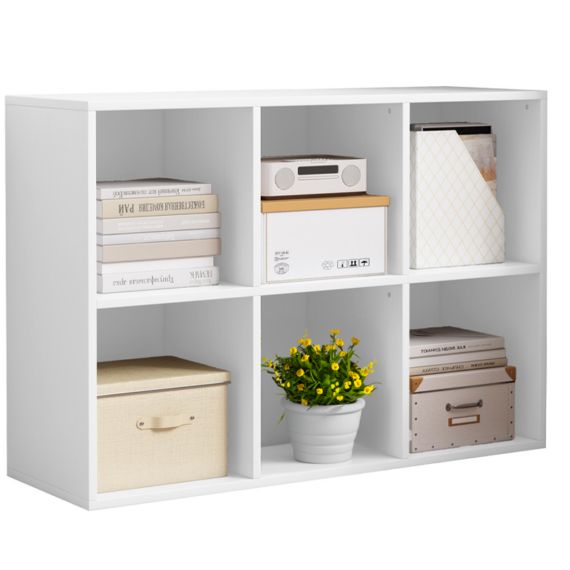 Regał Rebiko otwarty biały nowoczesny typu kalax 1 szt.