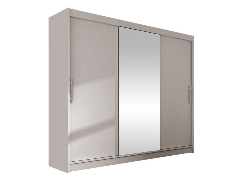 Szafa MIRJAN 24 z drzwiami przesuwnymi Aston I 250 kaszmir/lustro 1 szt.