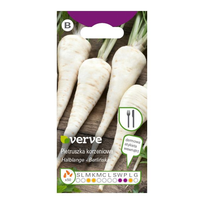 Nasiona pietruszka berlińska Halblange Verve