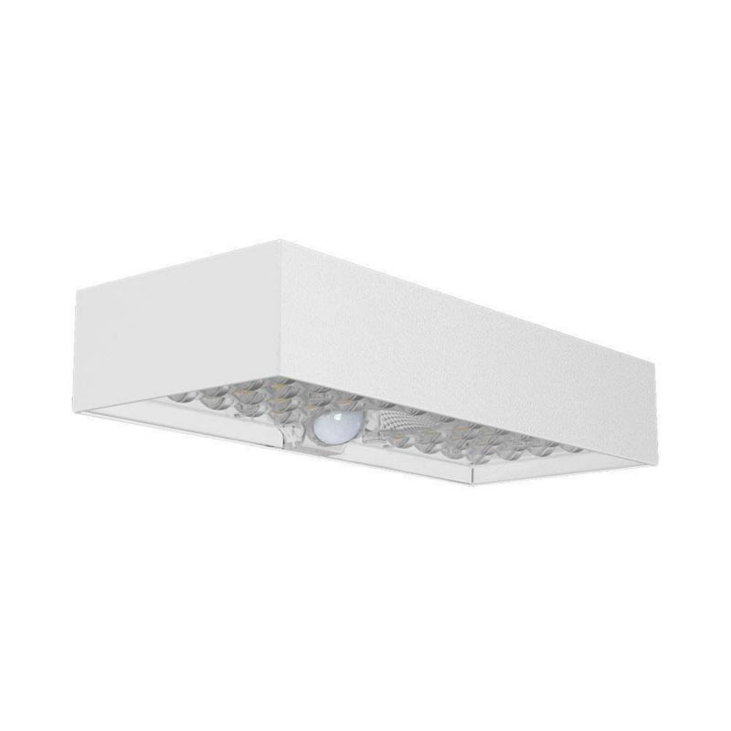 Kinkiet solarny z czujnikiem V-TAC 406 biały LED 6W 4000K 900lm IP65 wym: 4,3 x 23 x 9,7 cm tworzywo sztuczne - 1 szt.