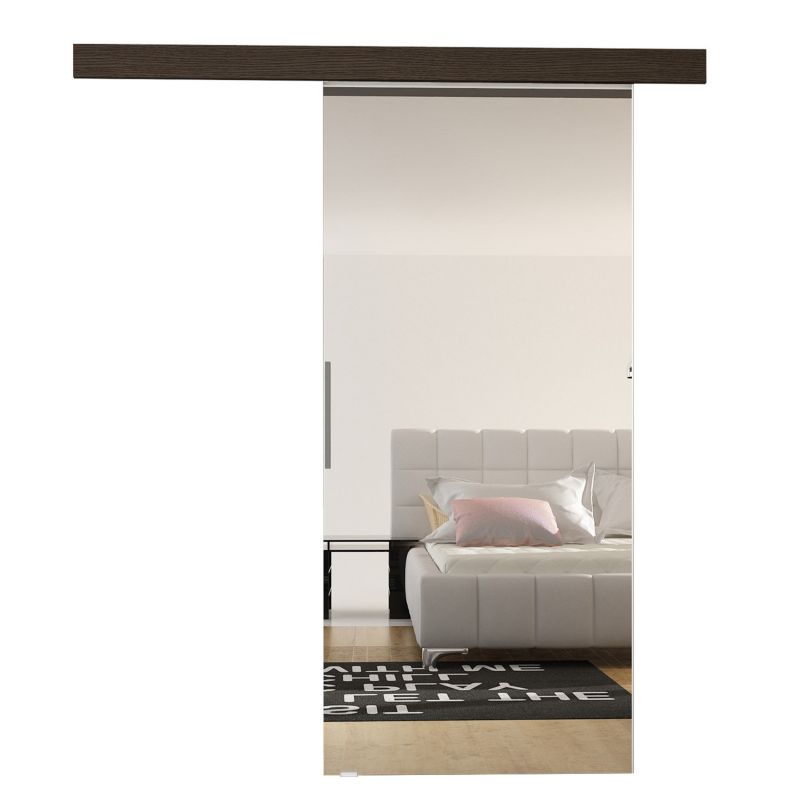 Drzwi przesuwne MIRJAN 24 Leo 90 II + samodomykacz choco 1 szt.