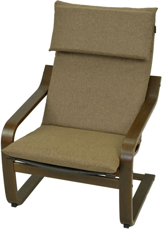 Poduszka na fotel IKEA AMPO brązowy melanż na suwak 1 szt.