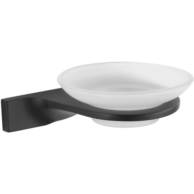 Mydelniczka ścienna Mexen Rino czarna 13,5x5 cm 1 szt.