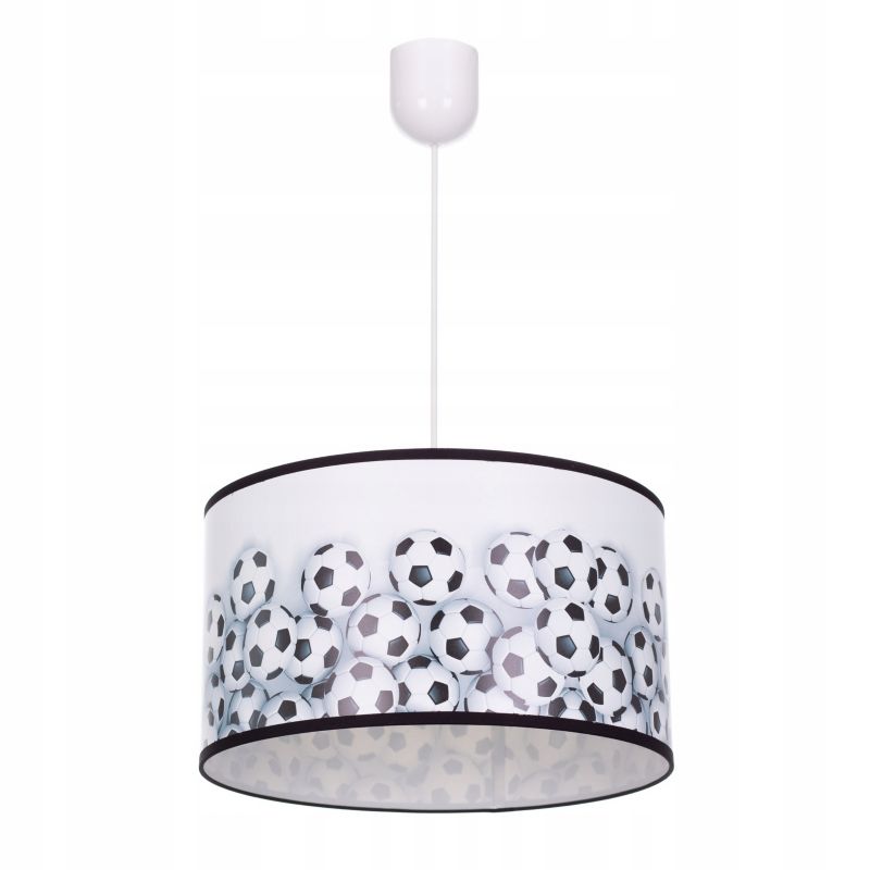 Lampa Wisząca dziecięca Urokliwe Wnętrza Żyrandol Piłka Nożna Z Regulacją Wysokości - 1szt.