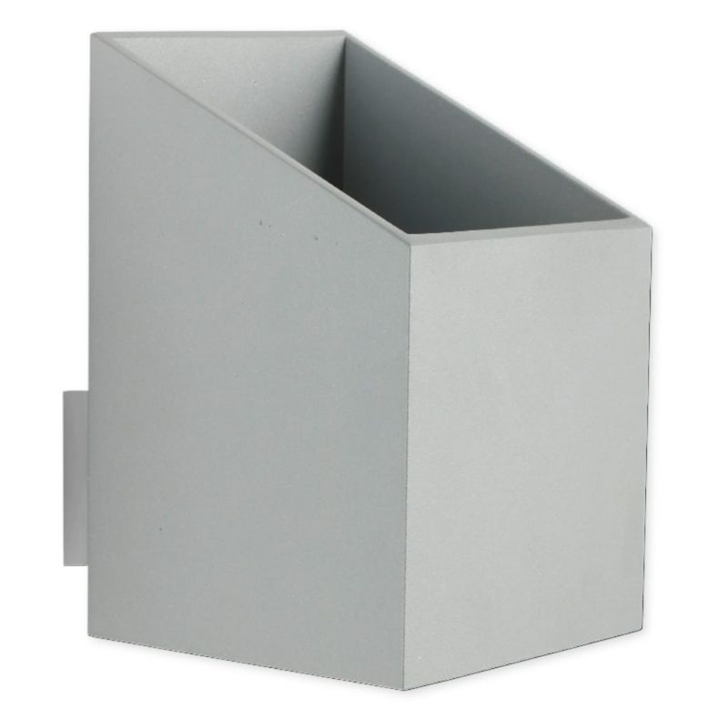 Kinkiet ścienny Lampex Rubik szary metalowy 1 x G9 x 40W IP20 wym: 15 x 10 x 10 cm - 1 szt.