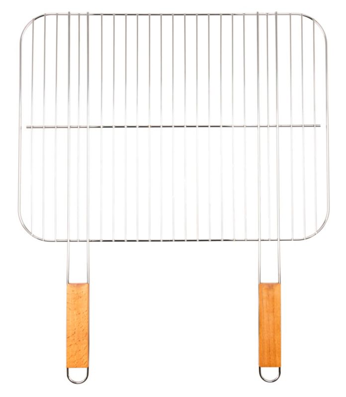 Ruszt grillowy Blooma z drewnianym uchwytem 51 x 38 cm