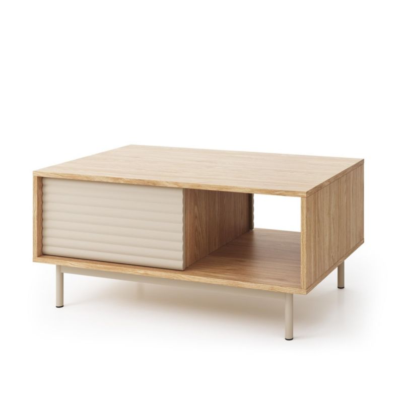 Stolik kawowy dwudrzwiowy Bettso Latilo uchylny kaszmir 1szt.