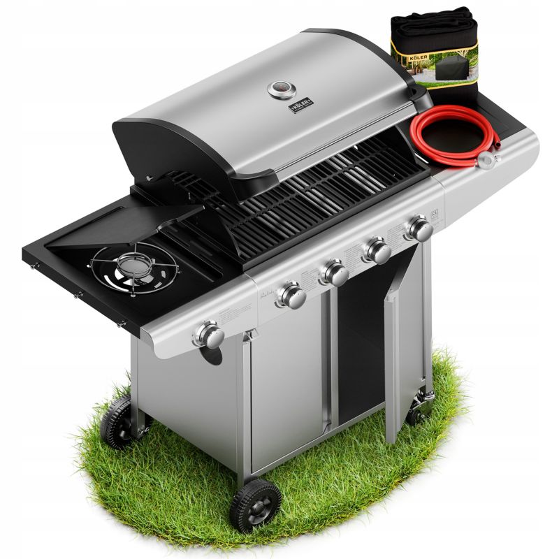 Grill Gazowy Koler Relish V1 16kW srebrny 1 szt.