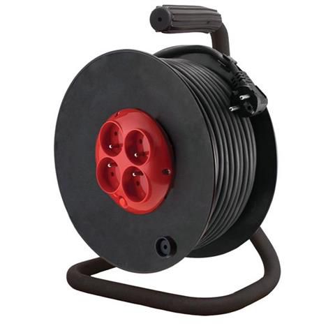 Przedłużacz bębnowy Elgotech Strong4 gniazda schuko 50 m 1 szt.