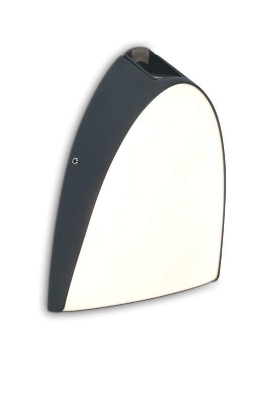 Kinkiet ścienny zewnętrzny Lutec Apollo antracytowo-biały LED 14W 3000K 800lm IP54 wym: 21 x 6 x 18 cm aluminium - 1 szt.